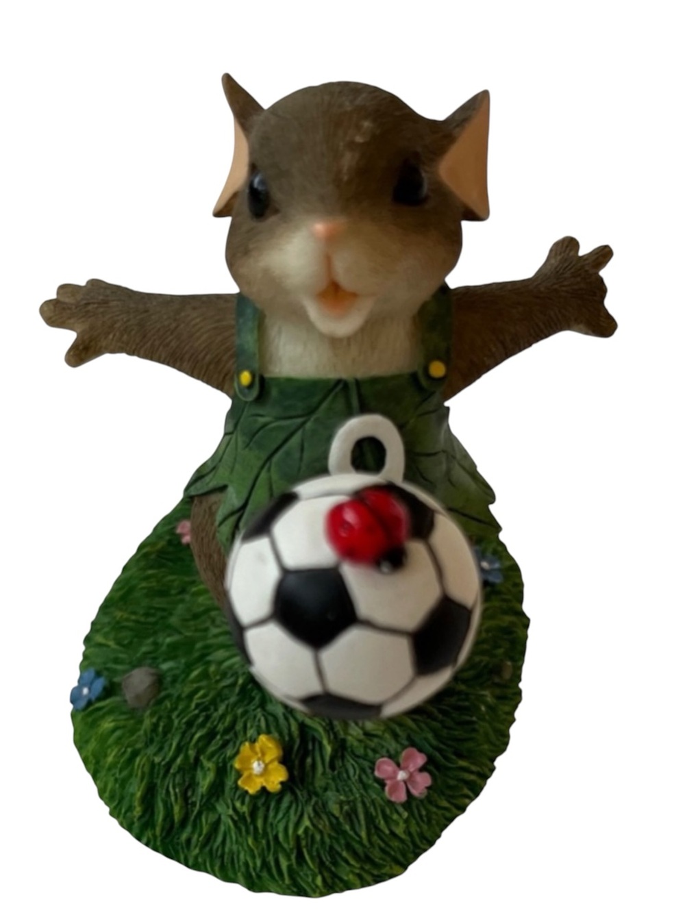 Charming Tails I Get A Kick Out Of You Fitz & Floyd Soccer Mouse Figurine 87/802